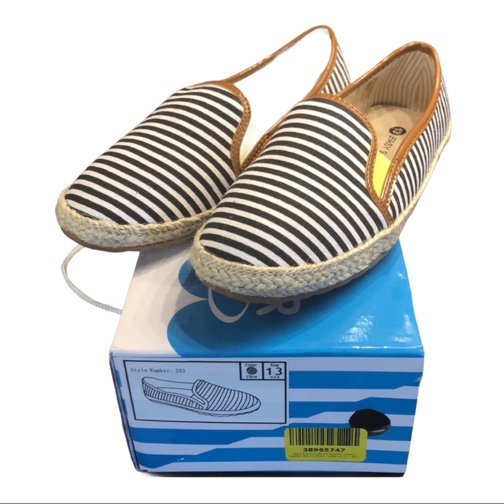 Easy Strider summer classic slip-on espadrilles cruise‎ boat shoes girl's sz 13